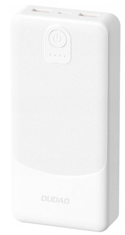 Powerbank Dudao K10Pro 2.4A 20000mAh 2 x USB-A - juodos spalvos