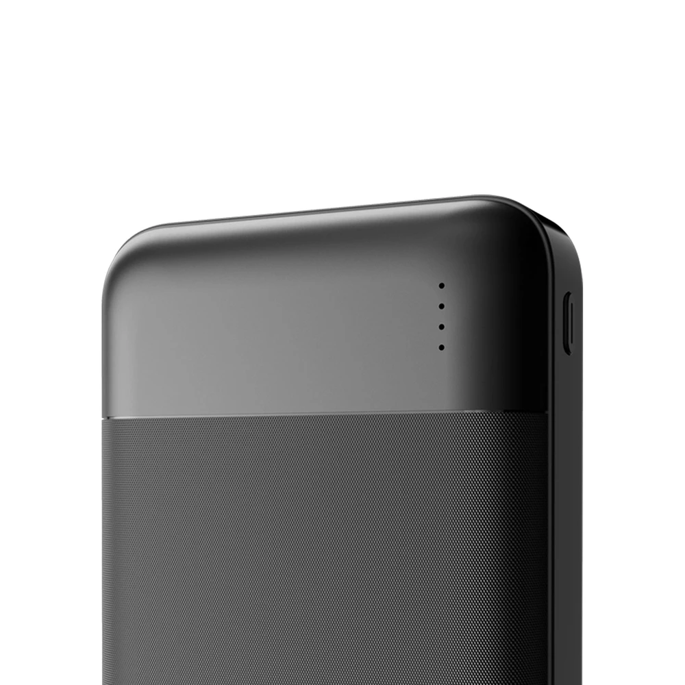 Powerbank Dudao K18-1B 10000mAh USB-A / USB-C / Micro USB - juodos spalvos
