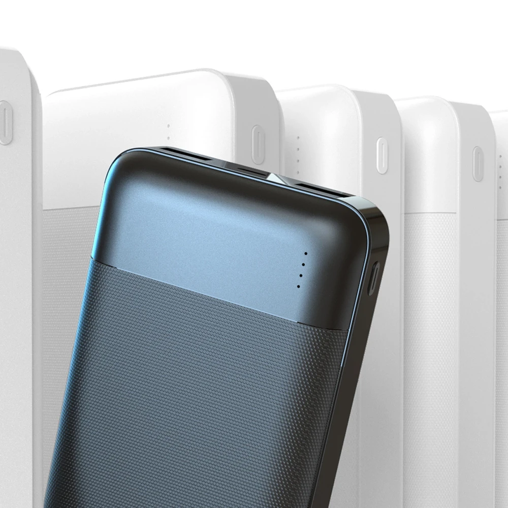 Powerbank Dudao K18-1B 10000mAh USB-A / USB-C / Micro USB - juodos spalvos