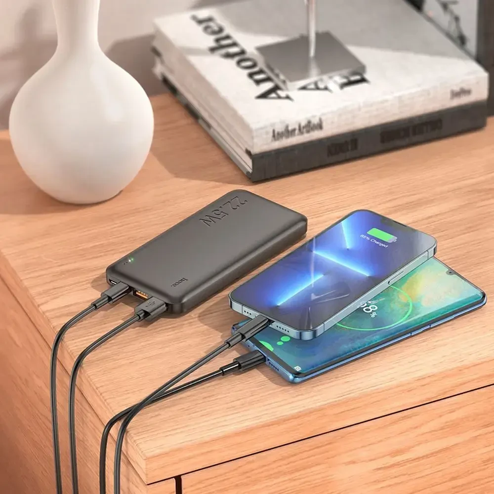 Powerbank Hoco 10000 mAh QC PD 3A 22,5W J101 juodas