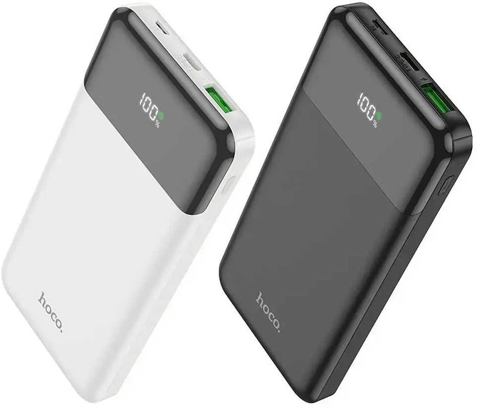 Išorinė baterija Hoco 10000 mAh QC3.0 PD 3A 20W J102 balta