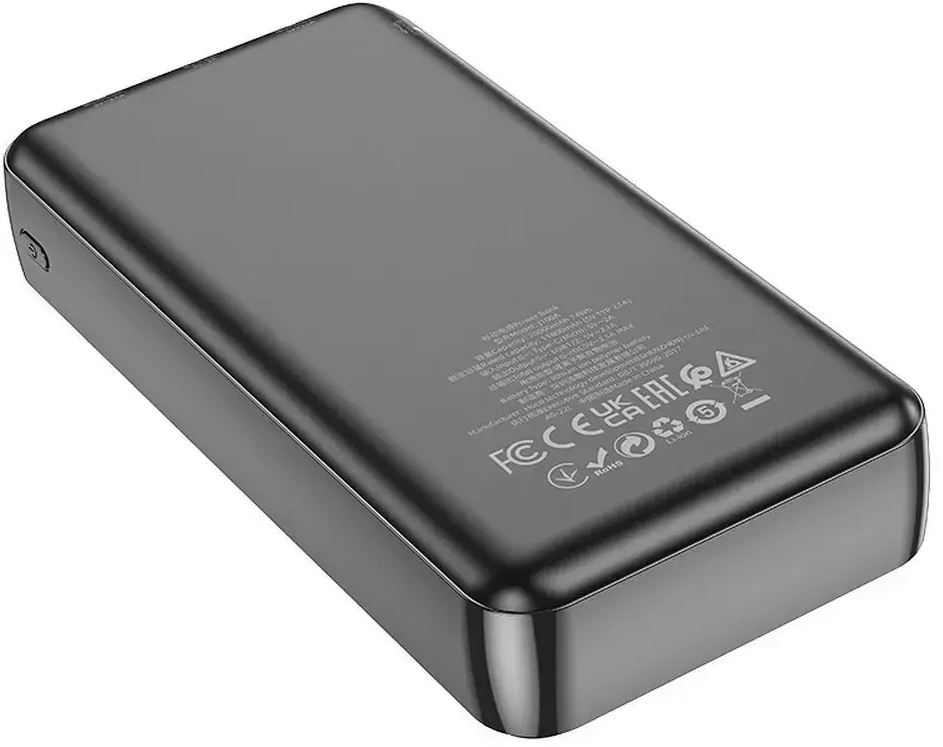 Išorinė baterija Power Bank Hoco J100A 2xUSB-A 20000mAh juodas