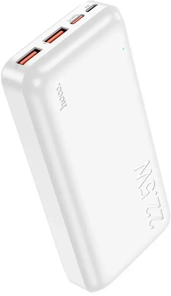 Išorinė baterija Power Bank Hoco J101A PD 20W+Quick Charge 3.0 22.5W 20000mAh balta