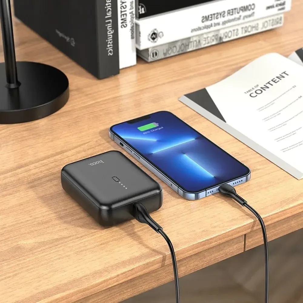 HOCO powerbank 5000 mAh 2A J96 juodas