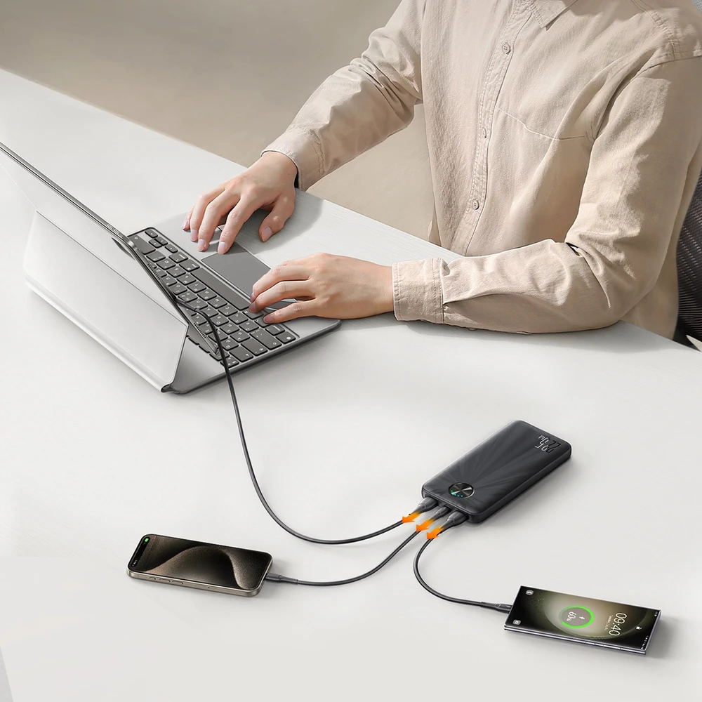 Išorinė baterija Power Bank Joyroom JR-PBF15 22.5W 10000mAh juoda