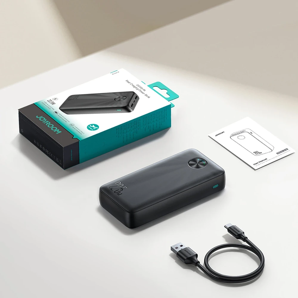 Išorinė baterija Power Bank Joyroom JR-PBF16 22.5W 20000mAh juoda