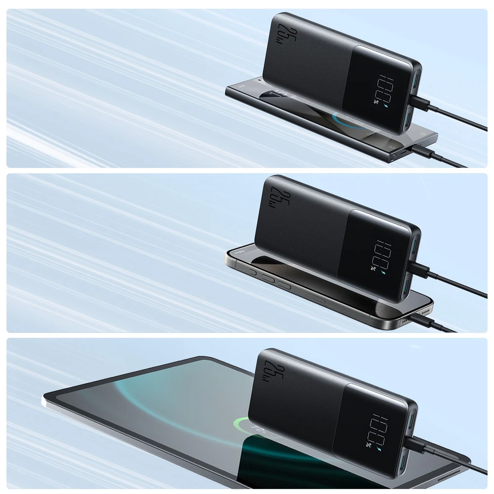 Išorinė baterija Power Bank Joyroom JR-PBF20 22.5W 10000mAh juoda