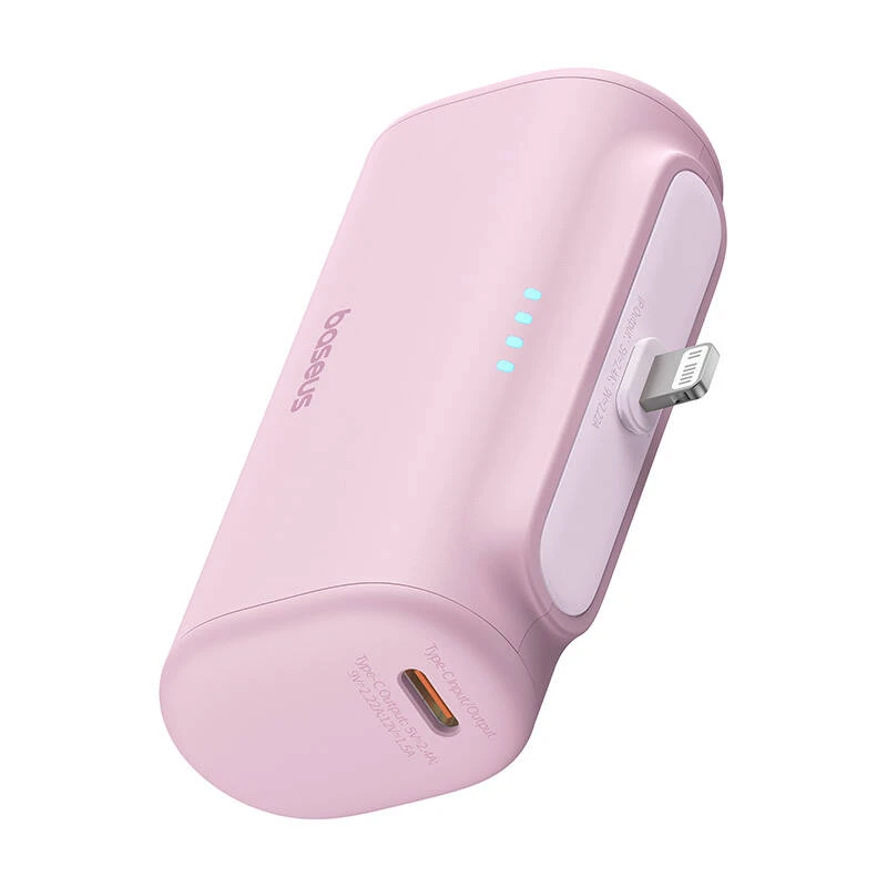 Powerbank OS-Baseus Compact IP 5000mAh 20W (rožinė)