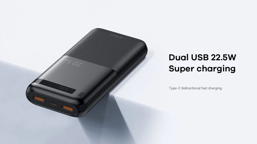 Greito įkrovimo išorinė baterija (Powerbank) REMAX RPP-72 20000mAh 22.5W QC + 20W PD, juoda