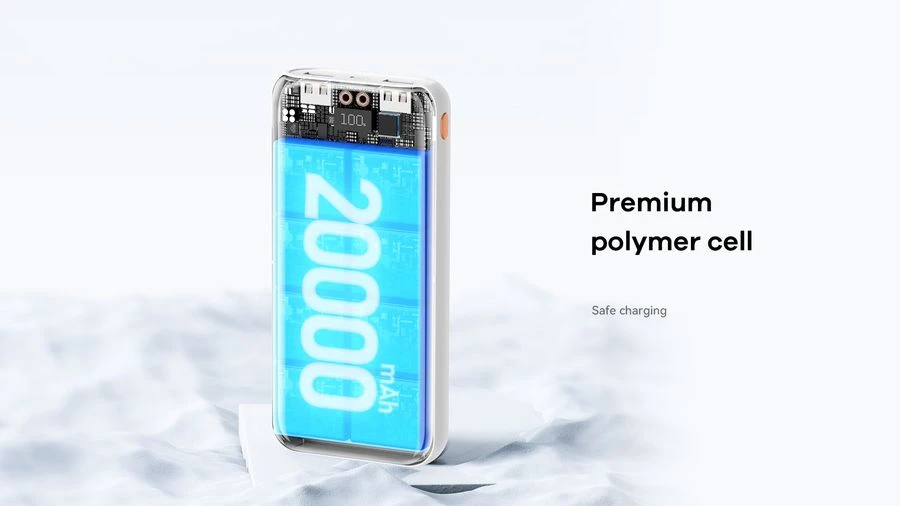 Greito įkrovimo išorinė baterija (Powerbank) REMAX RPP-72 20000mAh 22.5W QC + 20W PD, juoda