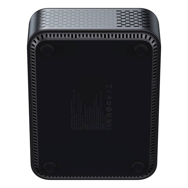 Išorinis akumuliatorius/starteris + kompresorius 2in1 Baseus Super Energy automobilinis Jump Starter, 8000mAh, 1000A USB - juodas