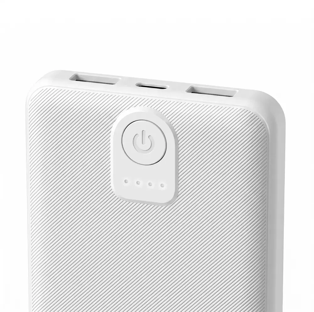 Wozinsky Wpower WPBBK-3 10000 mAh 10W 2x USB-A 2A Powerbank - baltas