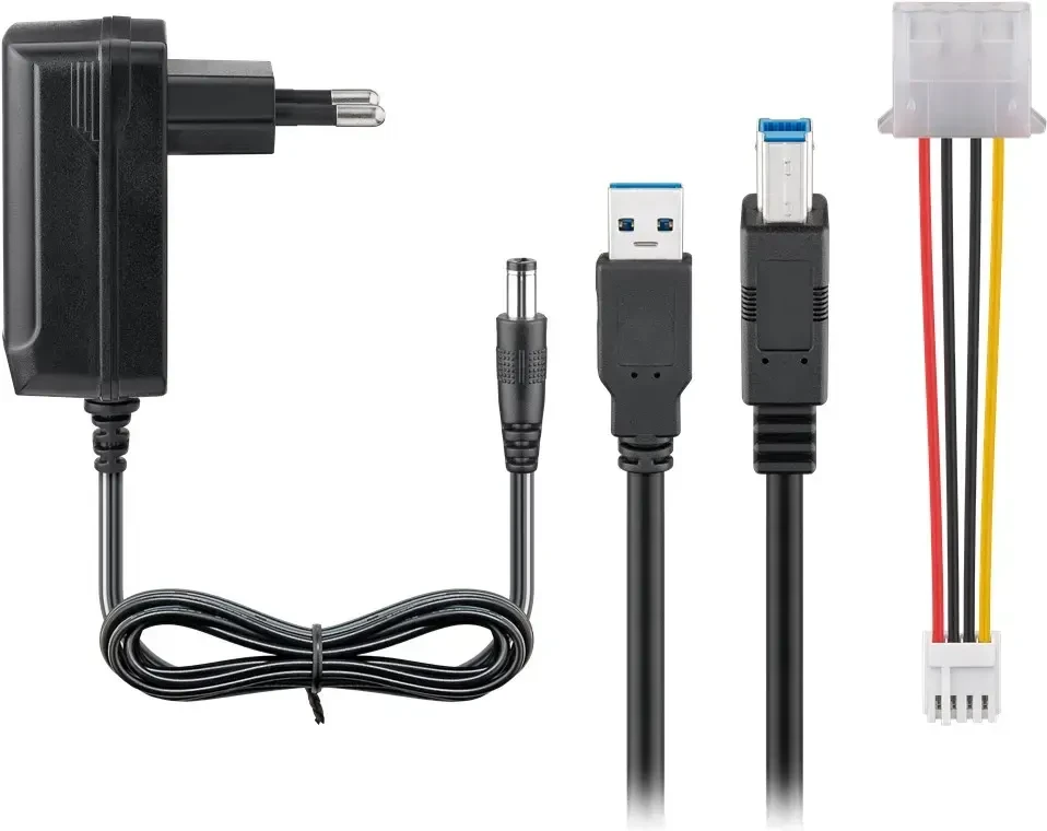 Goobay adapteris 2.5/3.5″ HDD, SSD diskams USB 3.0 – SATA / IDE