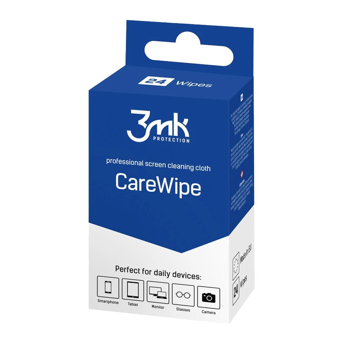 Valiklis Servetėlės telefono valymui 3MK All-Safe Accessories CareWipe 24vnt.