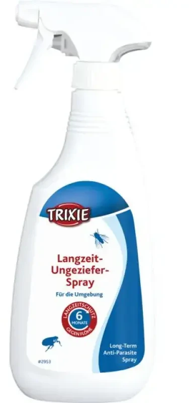 Priemonė nuo blusų, erkių - Trixie Ilgalaikis parazitinių kenkėjų purškalas, 500 ml