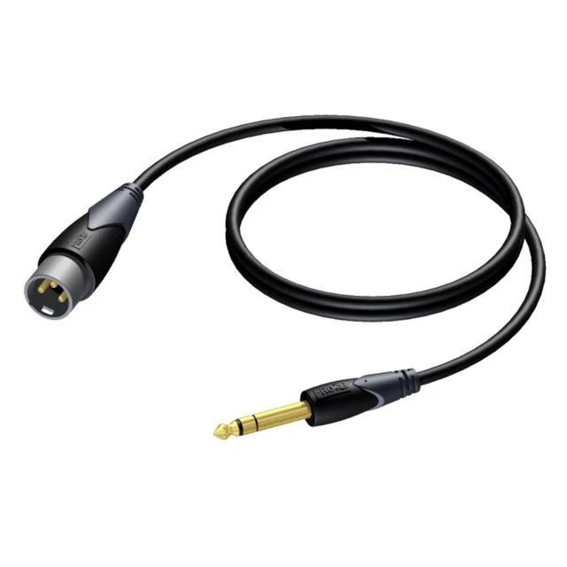 Procab garso laidas su XLR ir 6,3 mm jungtimis
