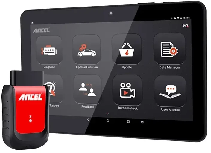 Profesionalus automobilių OBD2 diagnostikos skaitytuvas Ancel X6