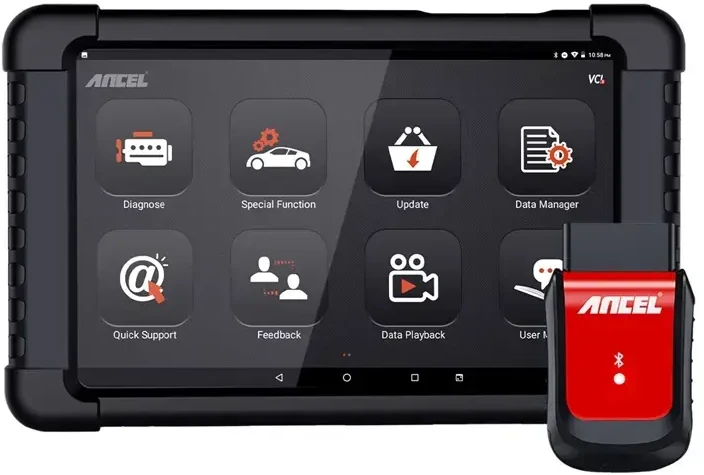 Profesionalus automobilių OBD2 diagnostikos skaitytuvas Ancel X6