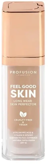 Profusion Cosmetics Profusion Feel Good Skin Satin Finish Liquid Foundation 320 Medium SPF 15, 30 ml