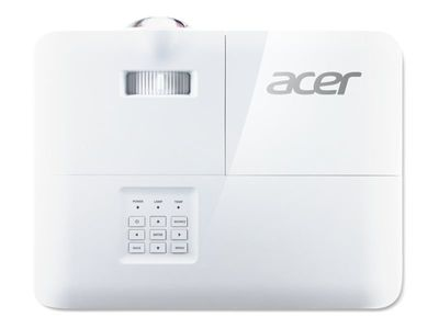 Acer S1286Hn duomenų projektorius 3500 ANSI lumens DLP XGA (1024x768) Prie lubų montuojamas projektorius Balta