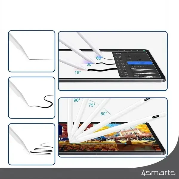 4smarts Active Stylus Pen Pieštukas Pro 3 baltos spalvos 540565