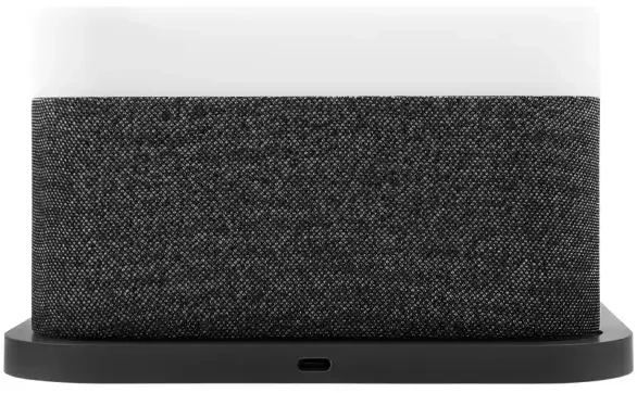 Proove 3-in-1 naktinis prie lovos šviestuvas + Alarm clock Day & Night LED 1200mAh 3W belaidis įkroviklis 15W pilkos spalvos
