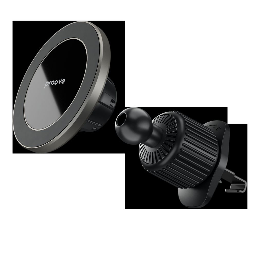 Proove Car Holder IronSide Air Outlet Car Mount juodos spalvos