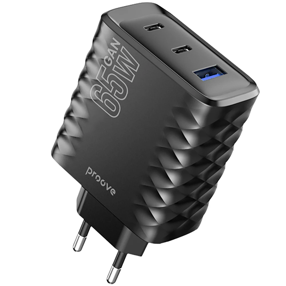 Proove Speed Surge Gan 65W juodos spalvos