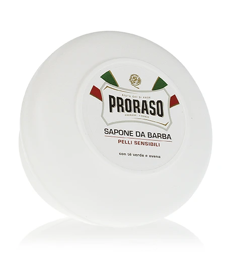 Skutimosi muilas jautriai odai Proraso White Line Shaving Soap In a Jar, 150 ml