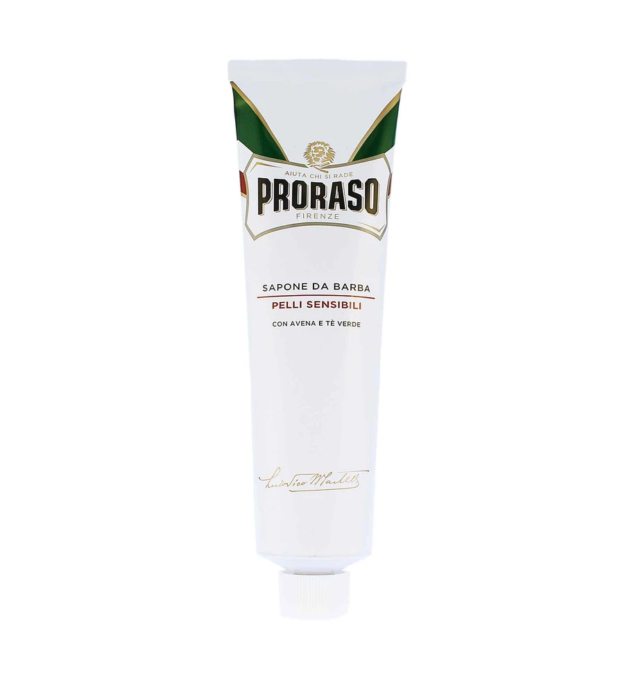Raminantis skutimosi kremas jautriai odai, Proraso Baltas Line Shaving, 150 ml