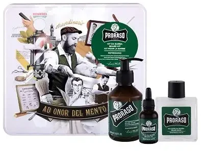 Vintažinis barzdos rinkinys Proraso Refreshing Vintage Beard Care Kit, 1vnt.