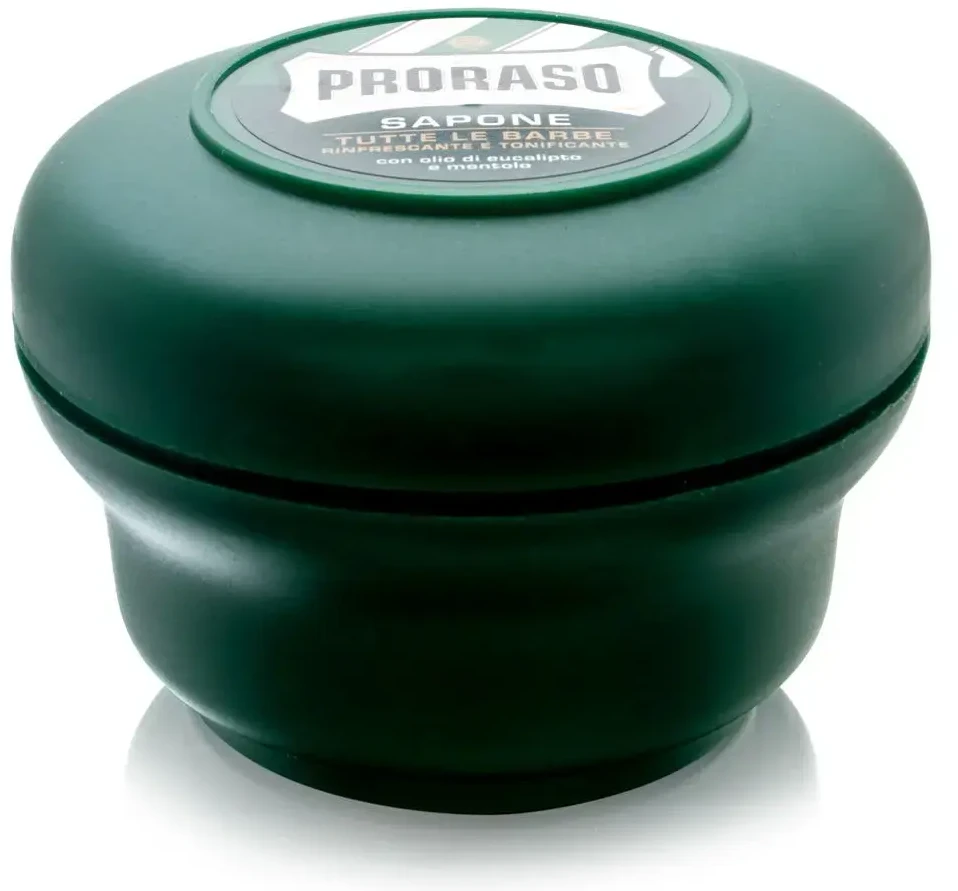 Proraso Green Line Gaivinamasis skutimosi muilas indelyje, 150 ml