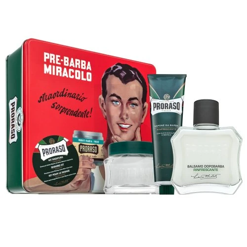 Proraso Gino Vintage Shaving Kit Vintažinis rinkinys skutimuisi