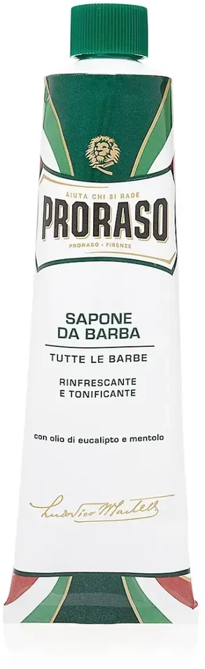 Proraso Green Line Shaving Cream Gaivinantis skutimosi kremas, 150 ml