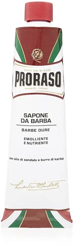 Raminantis skutimosi kremas jautriai odai, Proraso Baltas Line Shaving, 150 ml