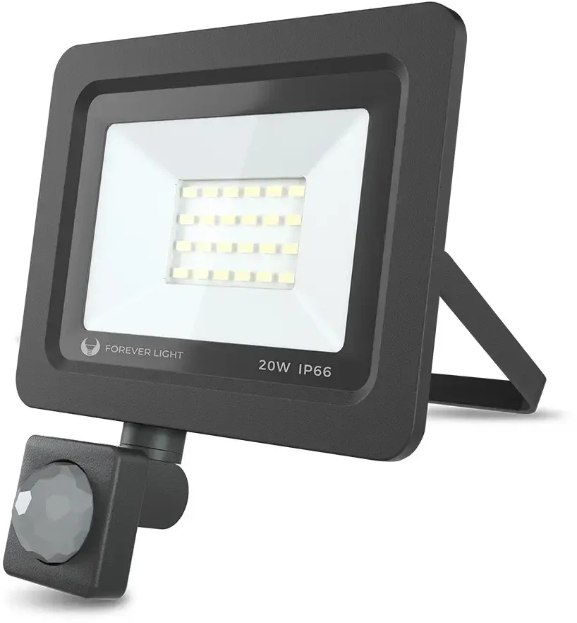 Prožektorius LED PROXIM II 20W |4500K| PIR IP66 Forever Light