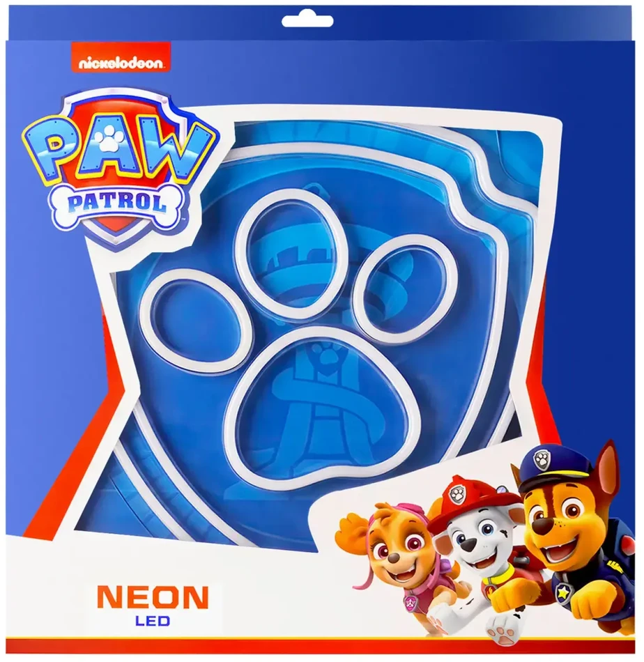 Psi Patrol Neoninė LED lempa su stovu Paw Patrol – Paw OW-120246