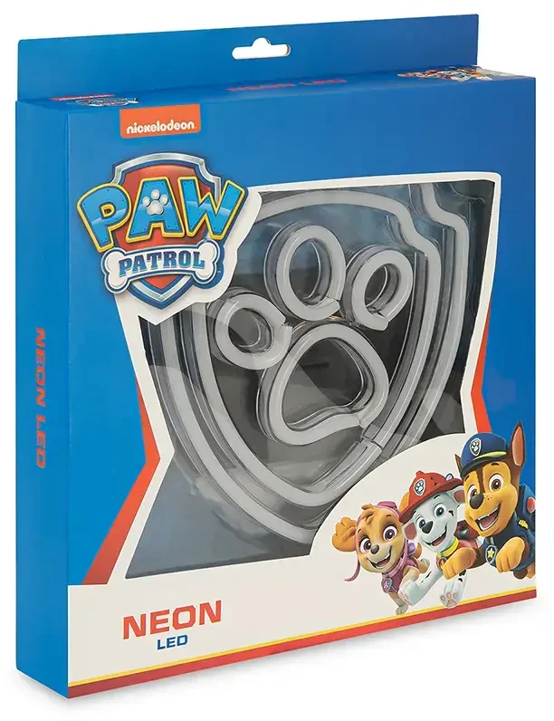 Psi Patrol Neoninė LED lempa su stovu Paw Patrol – Paw OW-120246