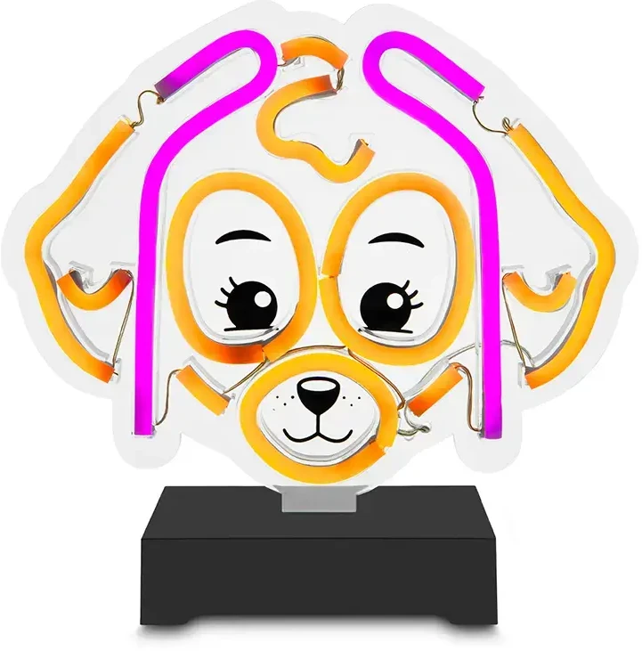 Psi Patrol Neoninis LED ant stovo Paw Patrol - Skye OW-120546