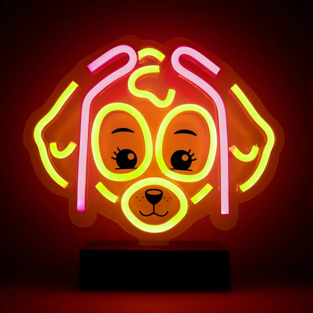 Psi Patrol Neoninis LED ant stovo Paw Patrol - Skye OW-120546