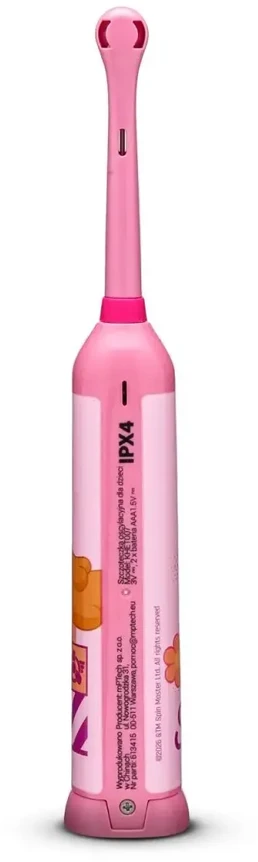 Psi Patrol Paw Patrol oscillating children's dantų šepetėlis pink pattern 2
