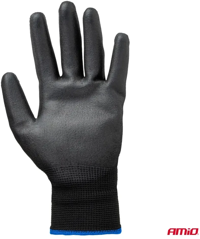 Poliuretano apsauginės pirštinės, 9 dydis, 3131x, 4 vnt. amio-04632
