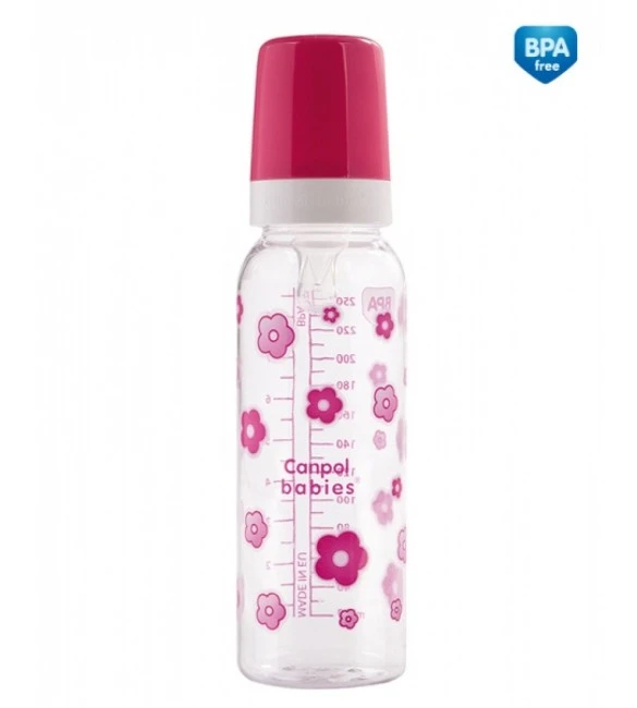 CANPOL BABIES siauro kaklelio buteliukas LOVE&SEA, 250 ml, 59/400