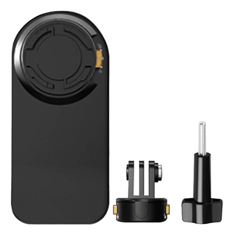 PULUZ kuprinės laikiklis sporto kameroms (įskaitant Osmo Action 5 Pro, Insta360 Ace Pro 2) (juodas)