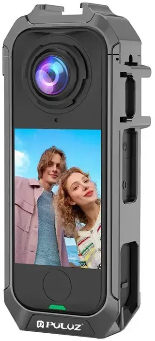 „Puluz“ metalinis apsauginis dėklas, skirtas „Insta 360 X4 Air“ (pilkas)