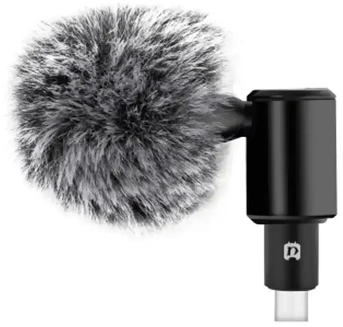Puluz PU425 1.5 m USB-C prisegamas mikrofonas