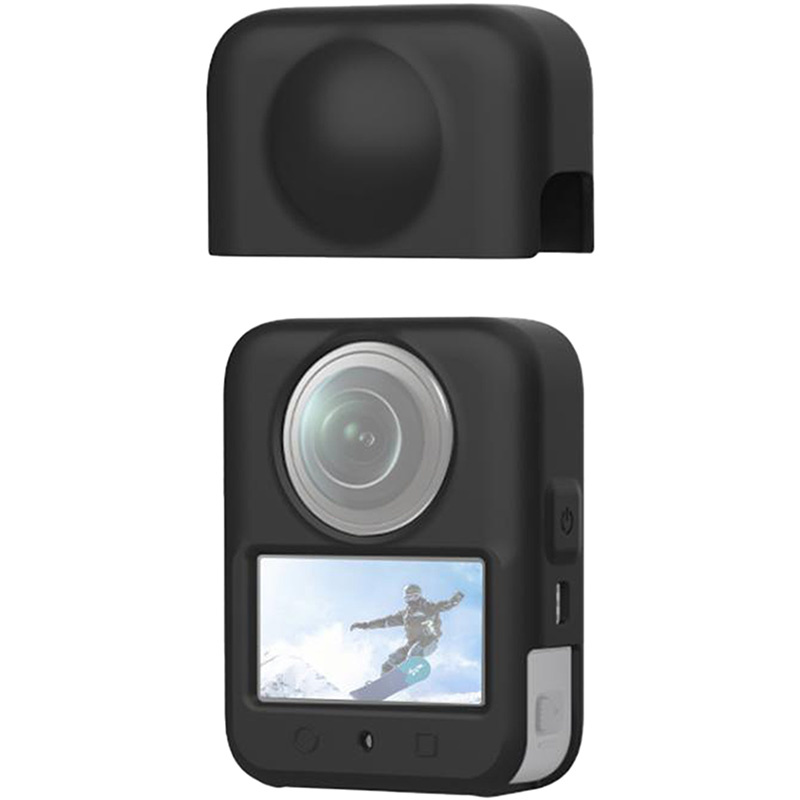 PULUZ silicone lens cover DJI Osmo 360 (Juodas)