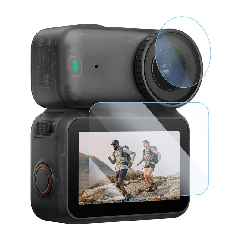 PULUZ grūdinto apsauginio stiklo ir objektyvo plėvelė DJI Osmo Nano kamerai