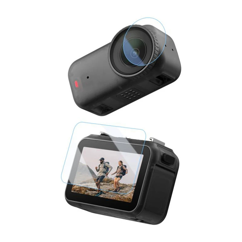PULUZ grūdinto apsauginio stiklo ir objektyvo plėvelė DJI Osmo Nano kamerai