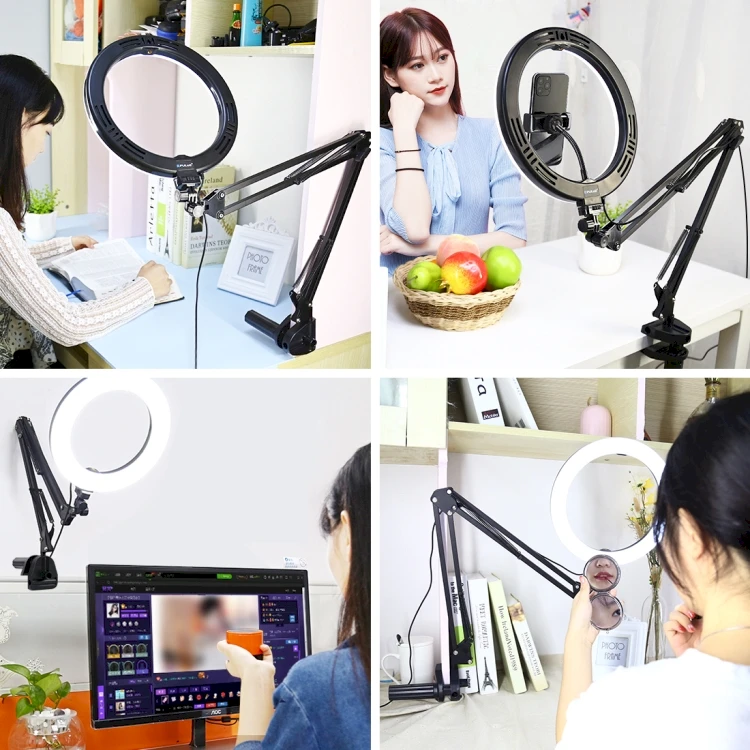 Puluz Stalinis stovas su 26cm LED apšvietimo žiedu